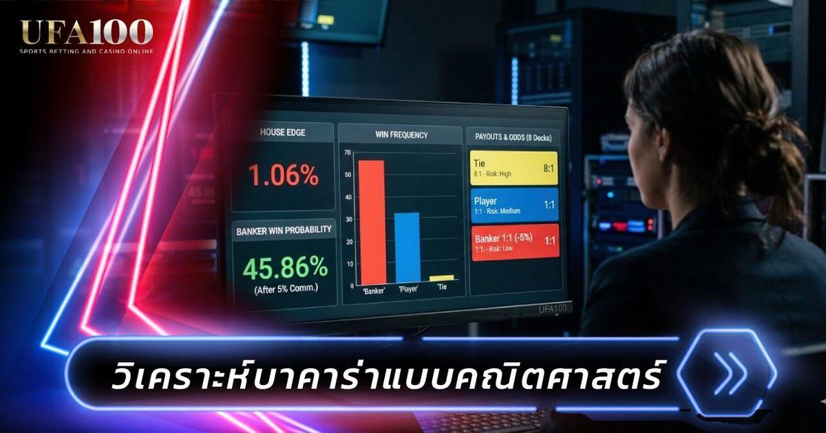 การวิเคราะห์บาคาร่าด้วยคณิตศาสตร์
